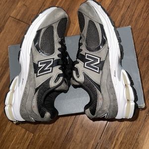 Black and gray new balance